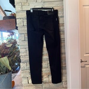 Project Raw Men's Size 34 X 29.5 Stretch Slim Black Jeans